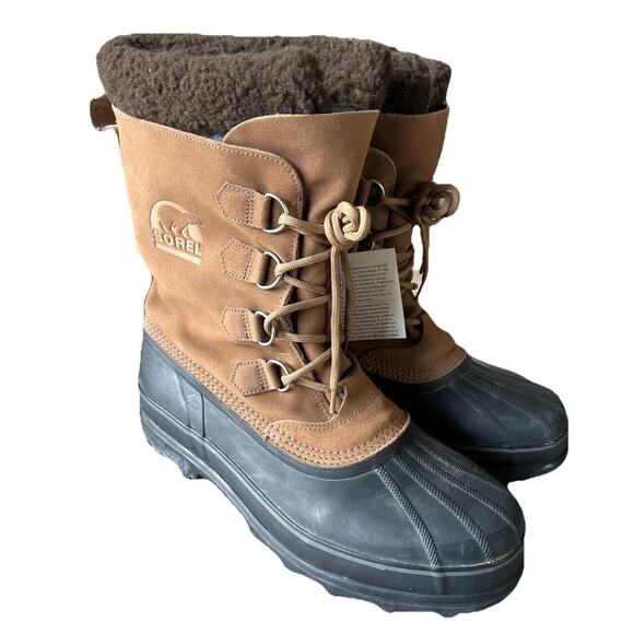 Sorel Ice Pac Winter Boots Men’s 13 Waterproof Leather Removable Felt Liner NWT main image 7